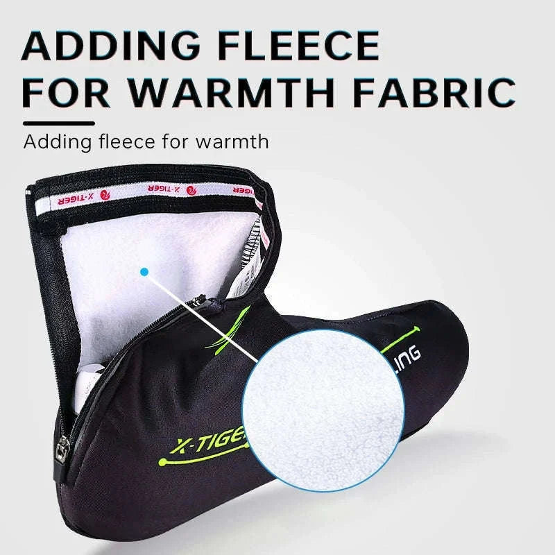 Winter Cycling Shoe Covers with Thermal Fleece-XM-ZPXT-20602 / L