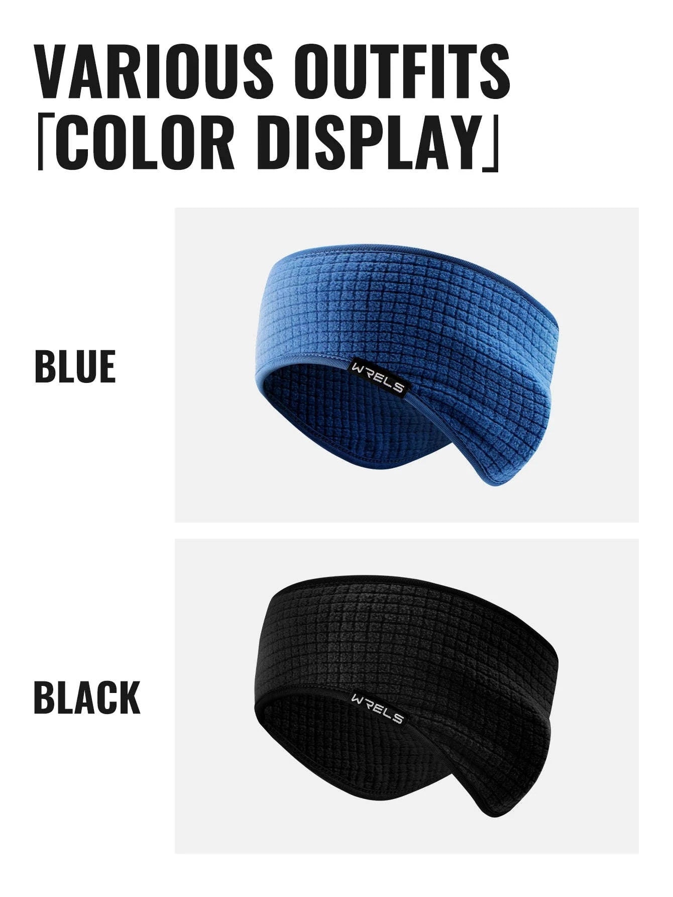 Winter Ear Warmers Headband for Cold-Weather Sports-1pc blue