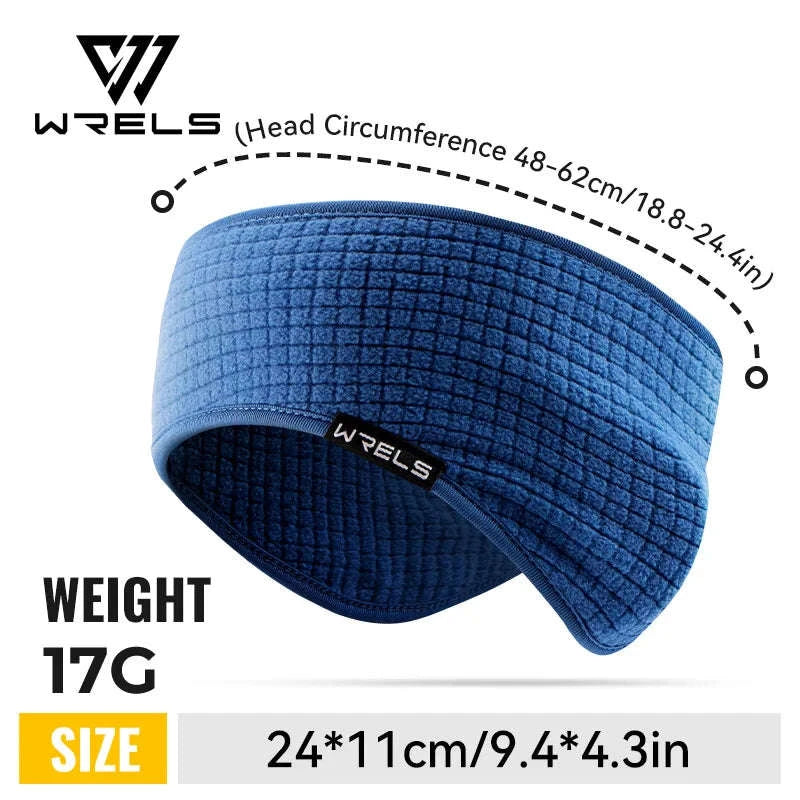 Winter Ear Warmers Headband for Cold-Weather Sports-1pc blue