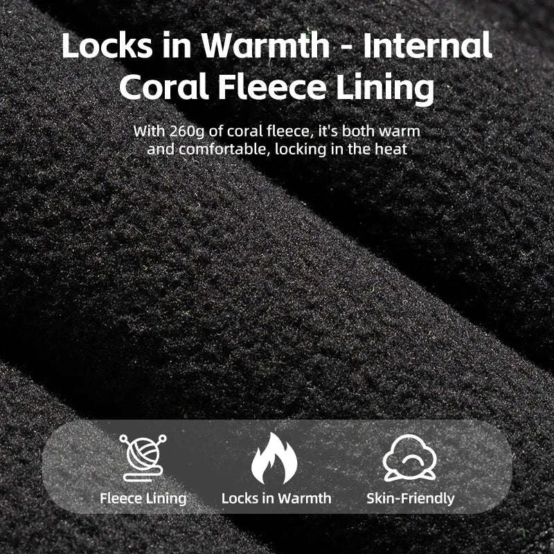 Winter Fleece Cycling Cap Windproof Helmet Liner Thermal Hat-13230019002