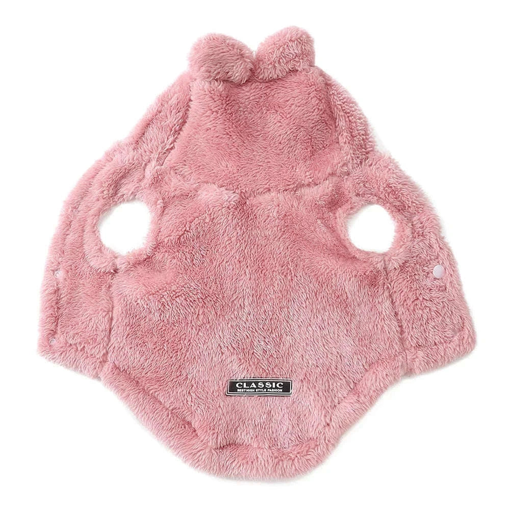 Winter Pet Hoodie Sweater for Small and Medium Dogs & Cats-Gray / S