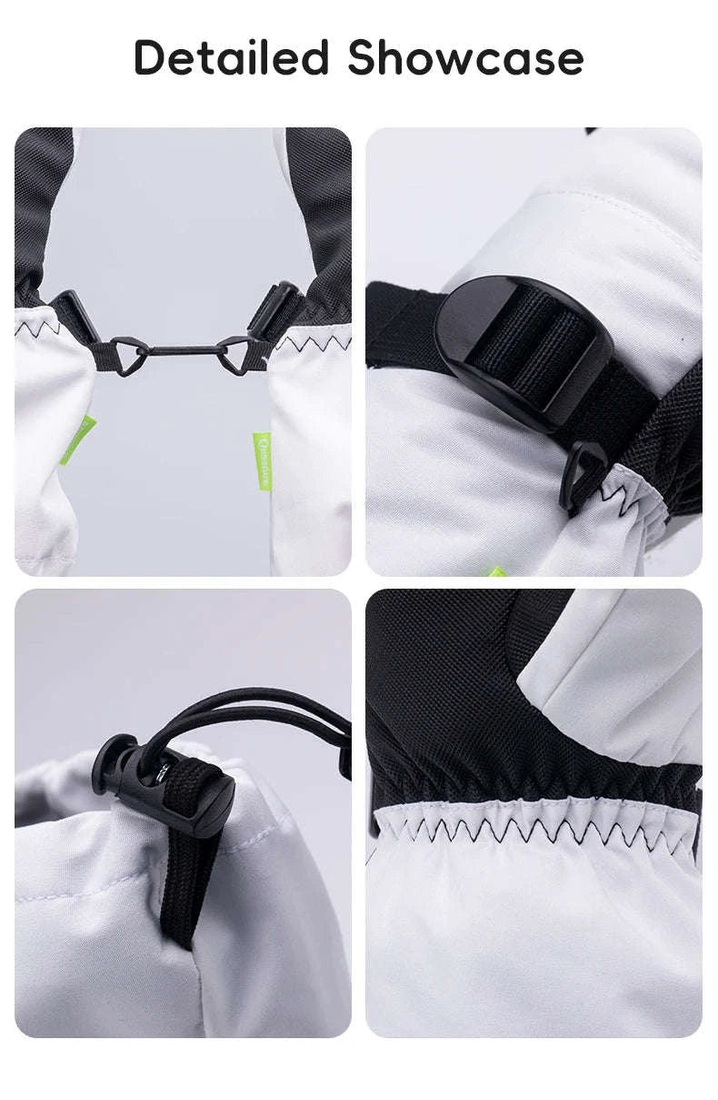 Winter Ski Gloves Waterproof Touchscreen Non-Slip Windproof Warm-014-S345-PK / XL