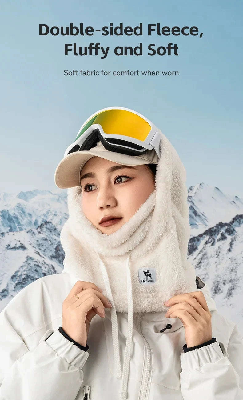 Winter Ski Mask Balaclava Full Face Fleece Hood Neck Warmer-014-YPP100-PK / L