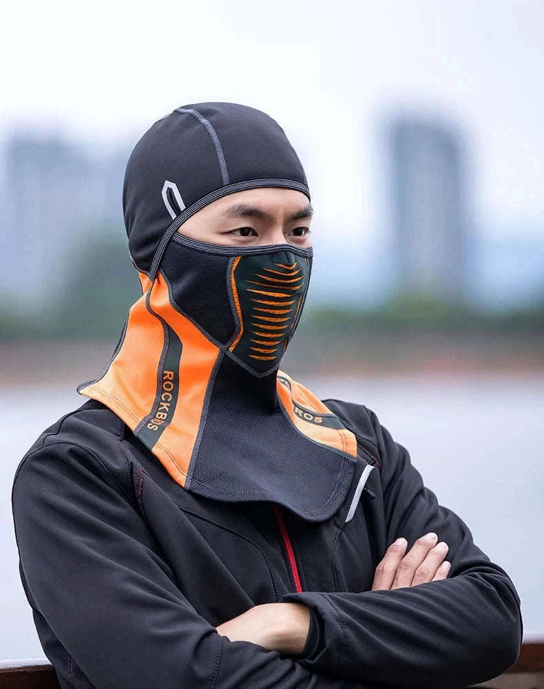 Winter Thermal Fleece Balaclava Full Face Ski Mask Windproof Headgear-LF7913-2