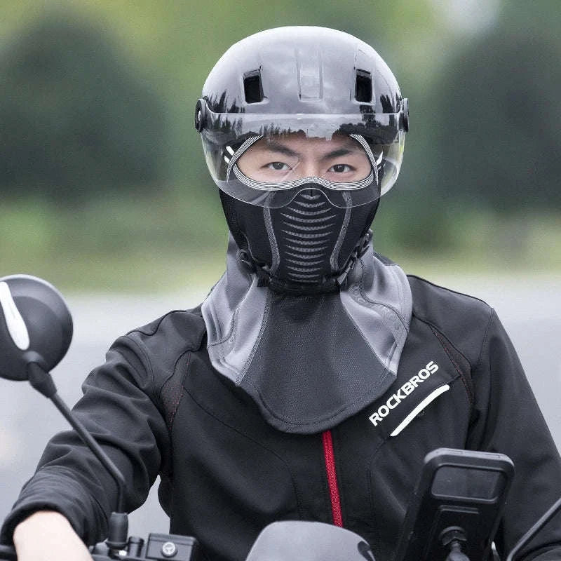 Winter Thermal Fleece Balaclava Full Face Ski Mask Windproof Headgear-LF7913-2
