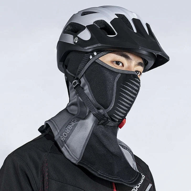Winter Thermal Fleece Balaclava Full Face Ski Mask Windproof Headgear-LF7913-2