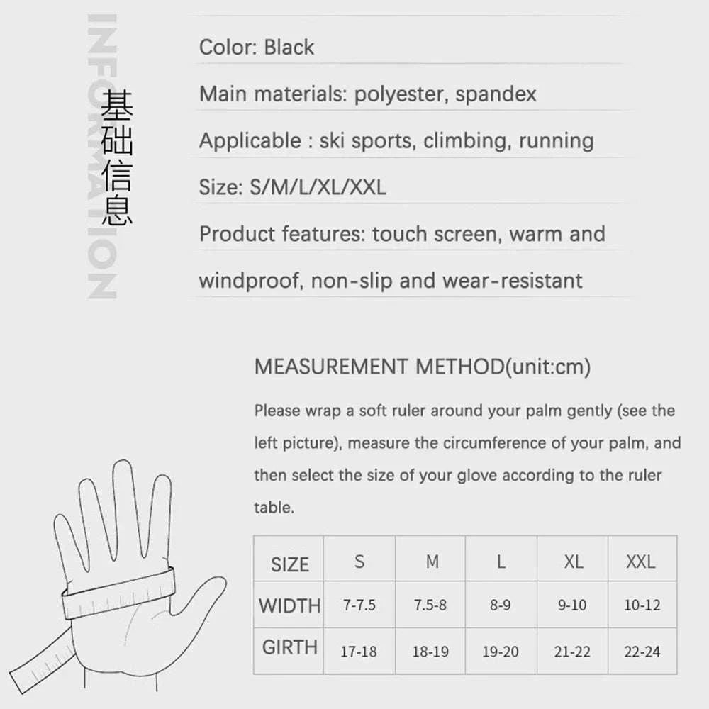 Winter Warm Touchscreen Cycling Gloves for Cold-Weather Control-Upgrade Orange / S