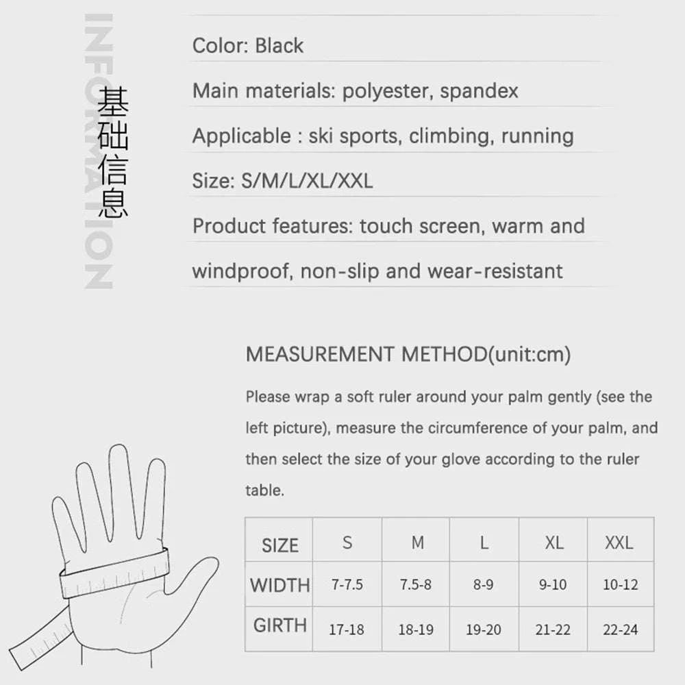 Winter Warm Touchscreen Cycling Gloves-Upgrade Orange / S
