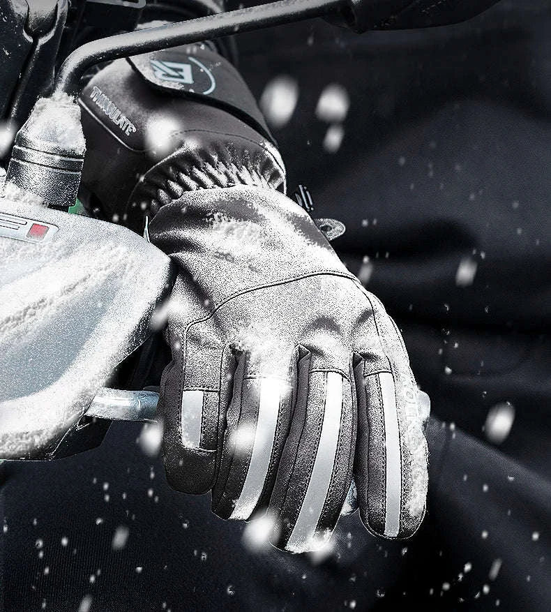 Winter Waterproof Ski & Motorcycle Gloves with Thermal Insulation-16410241 / XL