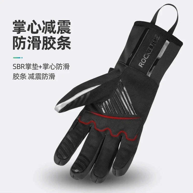 Winter Waterproof Thermal Gloves with Touchscreen Grip for Cycling-S212 / M