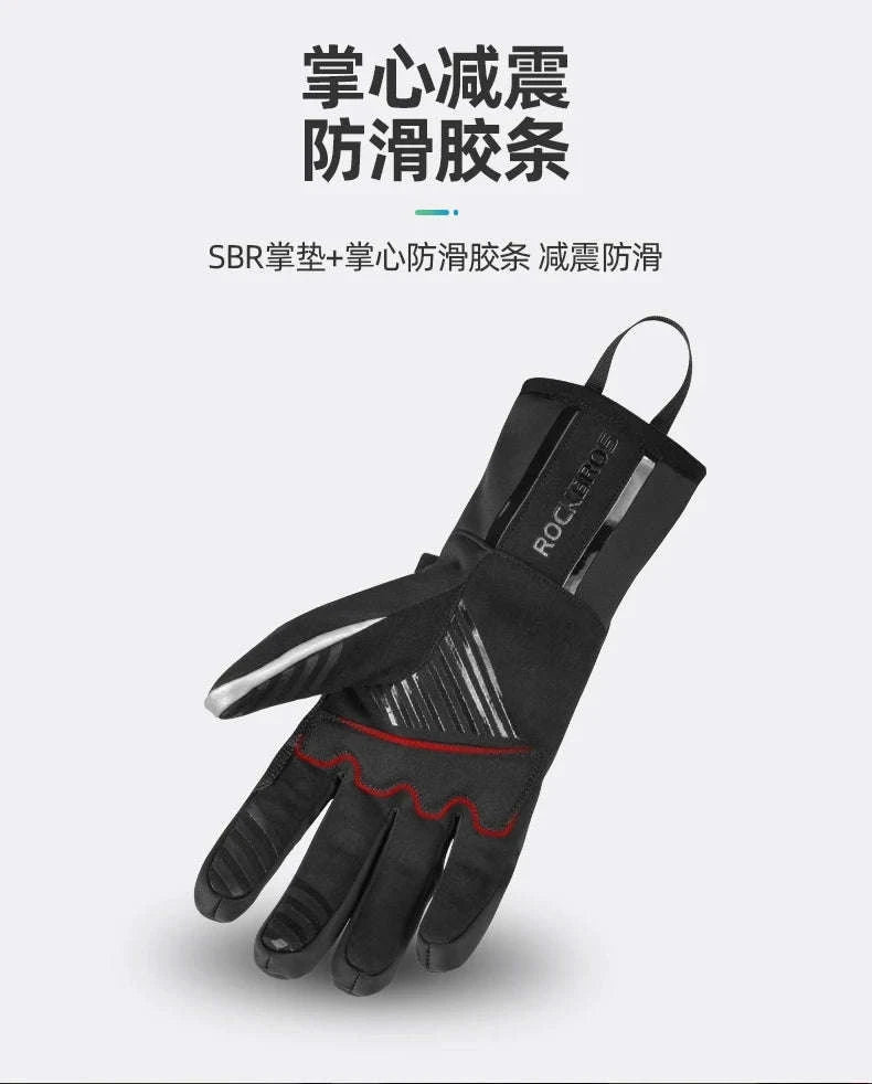 Winter Waterproof Thermal Gloves with Touchscreen Grip for Cycling-S212 / M
