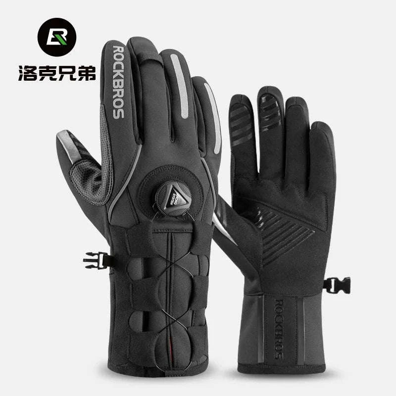 Winter Waterproof Thermal Gloves with Touchscreen Grip for Cycling-S212 / M