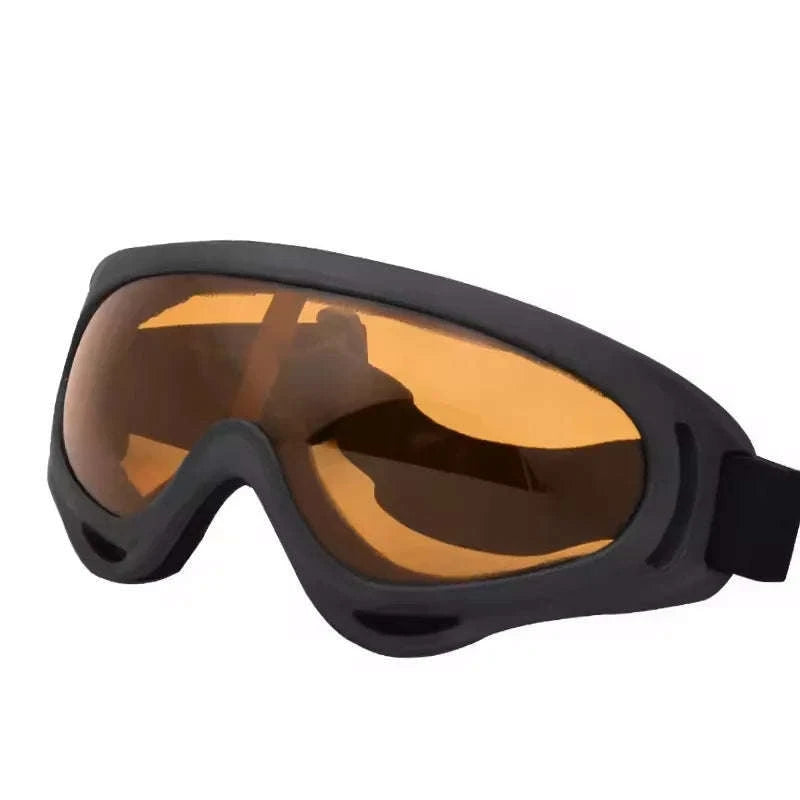 Winter Windproof Anti-Fog Ski Goggles-yellow