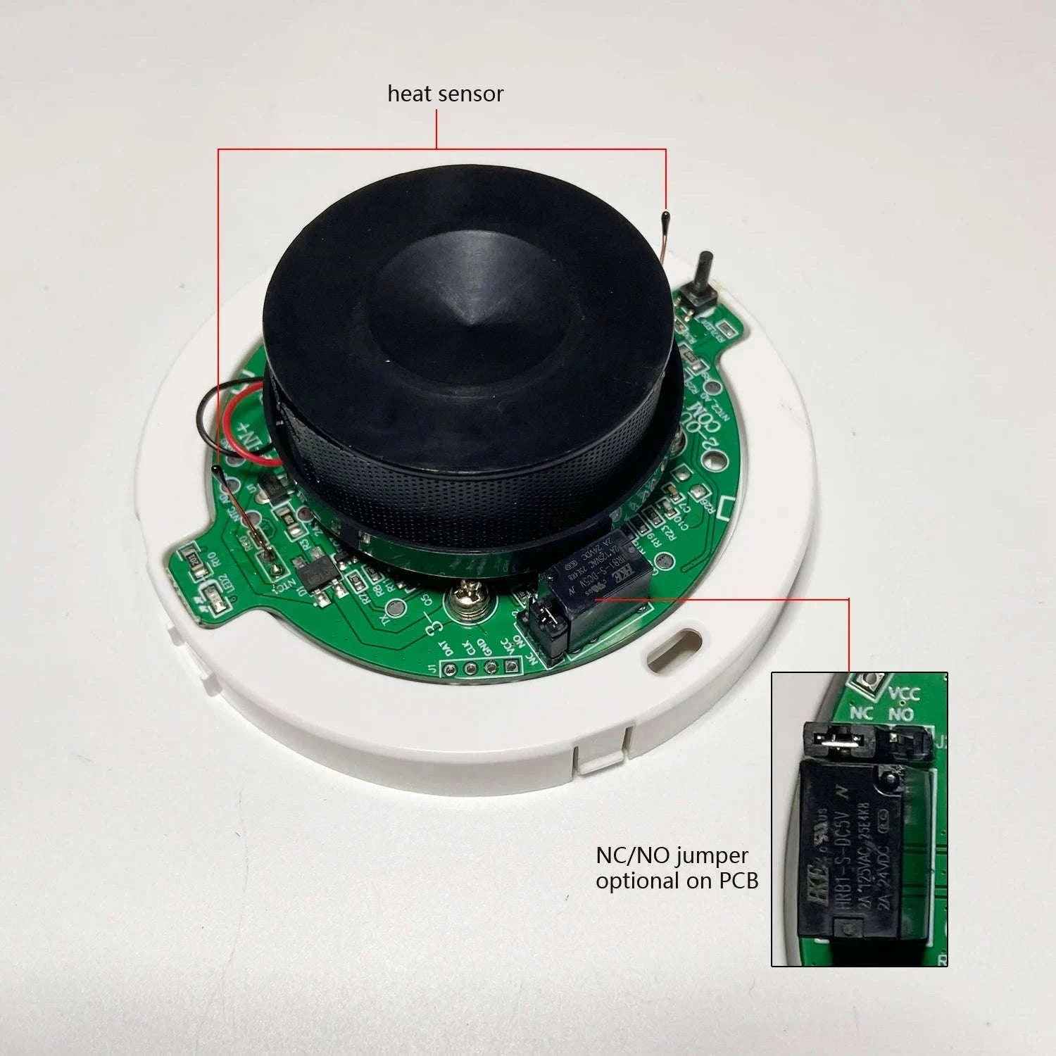 Wire Heat Detector 9-24V DC with NC/NO Relay Output-China Mainland
