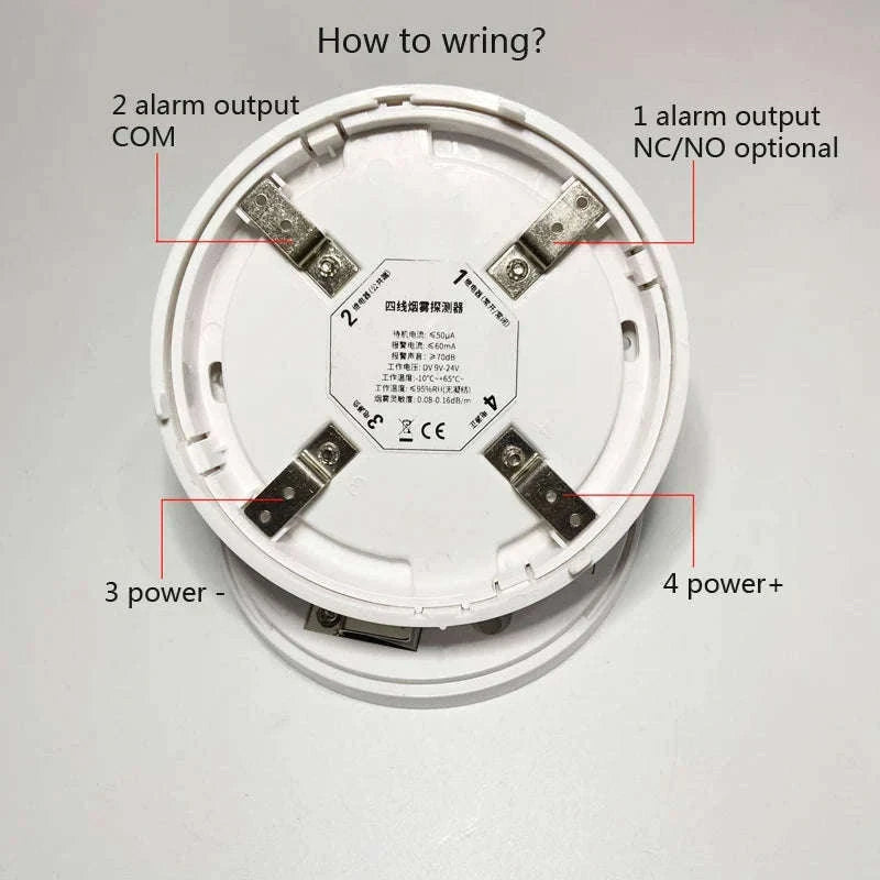 Wire Heat Detector 9-24V DC with NC/NO Relay Output-China Mainland