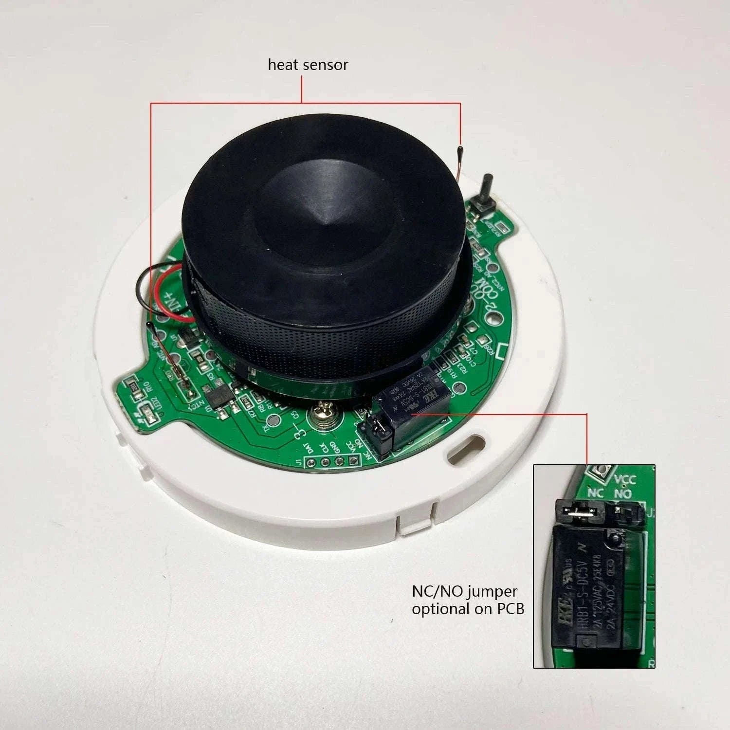 Wire Heat Detector 9-24V DC with NC/NO Relay Output-China Mainland