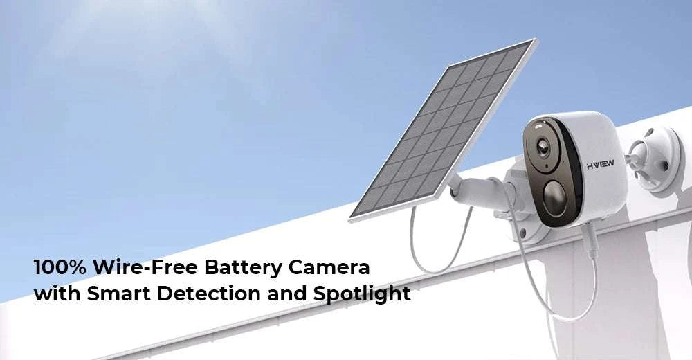 Wireless 3MP Battery Security Camera with Spotlight, Siren & Audio-Battery Camera / Mexico