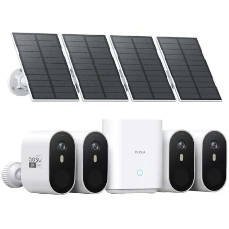Wireless 4-Camera 2K QHD Outdoor Security Camera Kit-United States / 4CamKit