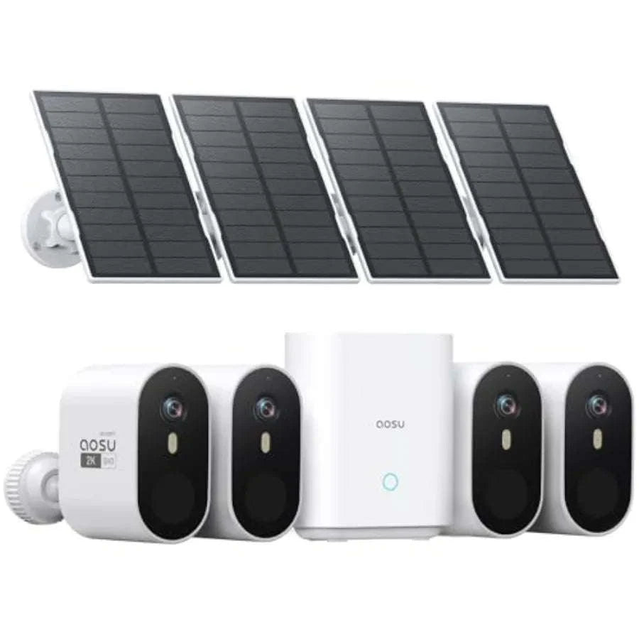 Wireless 4-Camera 2K QHD Outdoor Security Camera Kit-United States / 4CamKit