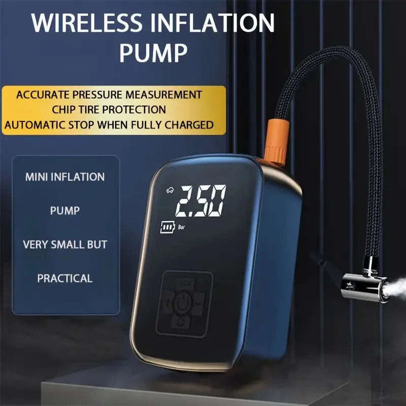Wireless Air Compressor Portable Electric Pump-Style 2