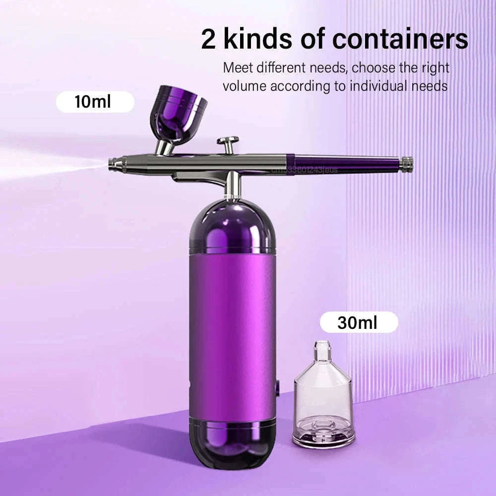 Wireless Airbrush Spray Gun for Smooth, Controlled Painting-Green