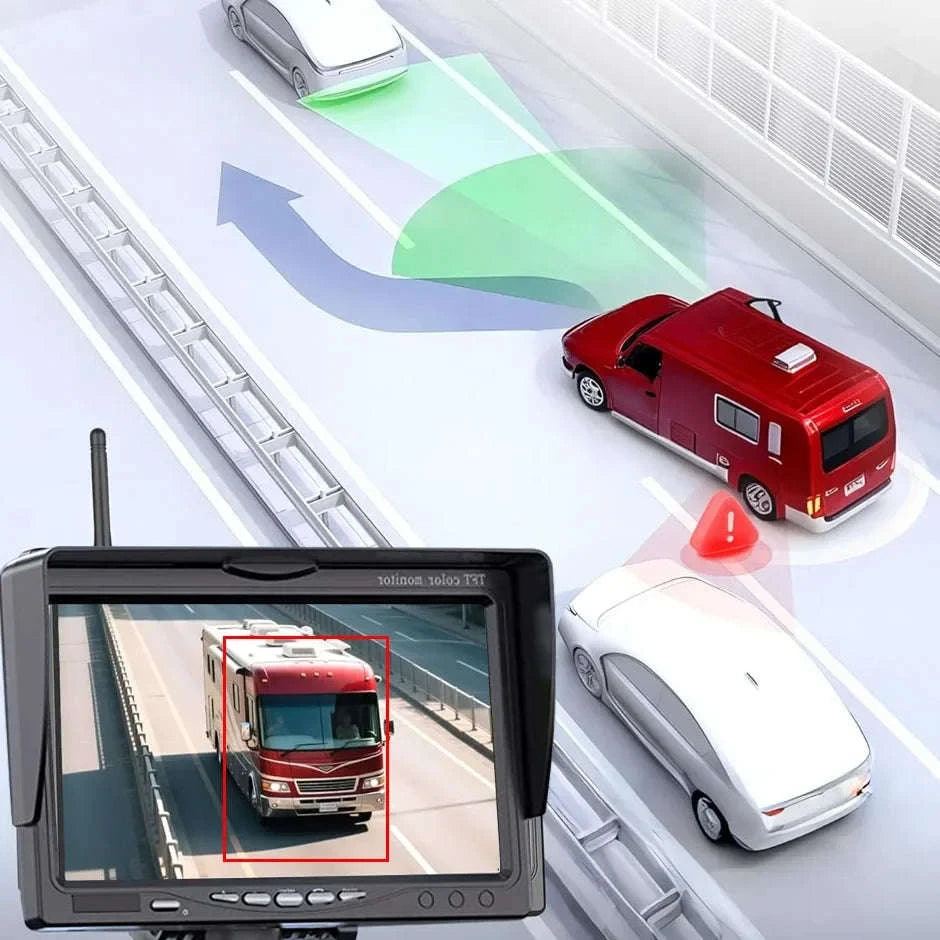 Wireless Backup Camera with 7 Inch Monitor AHD 1080P-BSD Wireless 7 inch / China Mainland