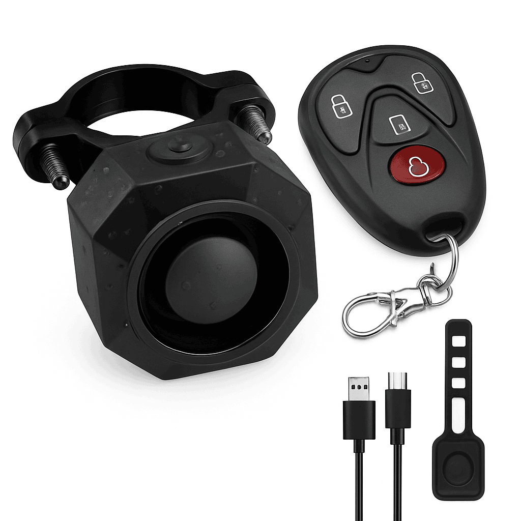 Wireless Bike Alarm 110dB Waterproof Anti-Theft Security System-F