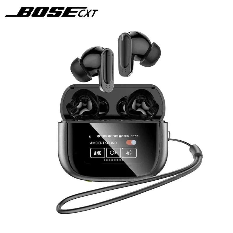 Wireless Bluetooth 5.3 In-Ear Earbuds with Touch Control and Deep Bass-black