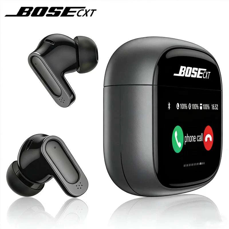 Wireless Bluetooth 5.3 In-Ear Earbuds with Touch Control and Deep Bass-black