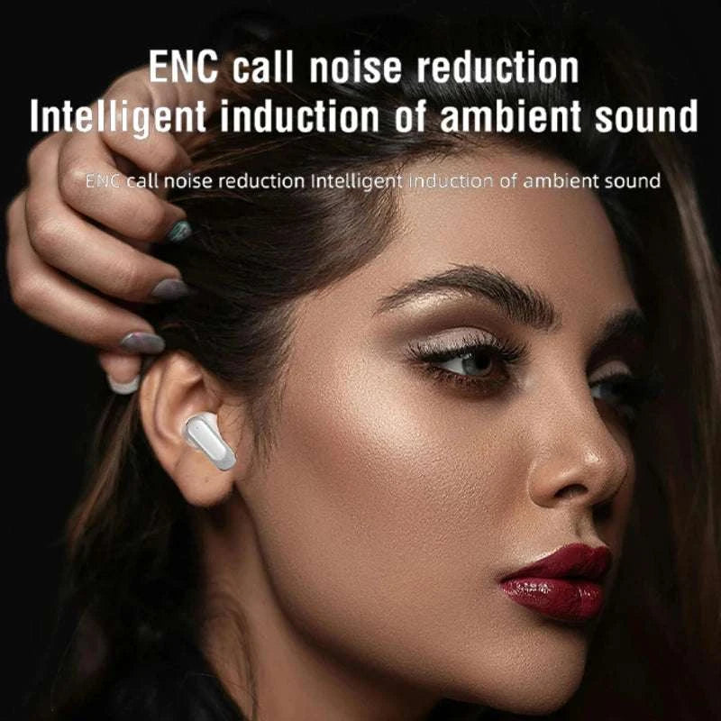 Wireless Bluetooth 5.3 In-Ear Earbuds with Touch Control and Deep Bass-black