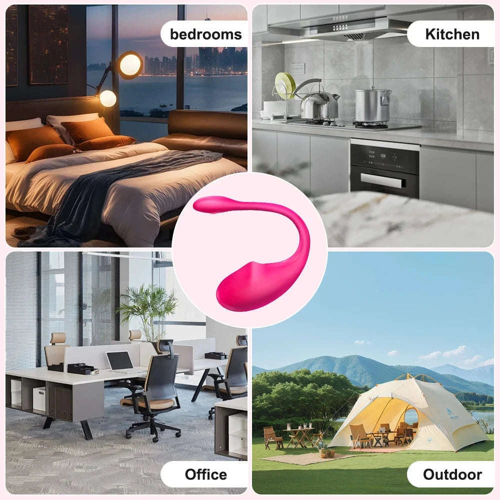 Wireless Bluetooth App Vibrator for Discreet Pleasure-Purple Vibrator