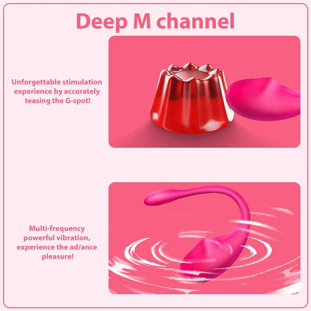 Wireless Bluetooth App Vibrator for Discreet Pleasure-Purple Vibrator