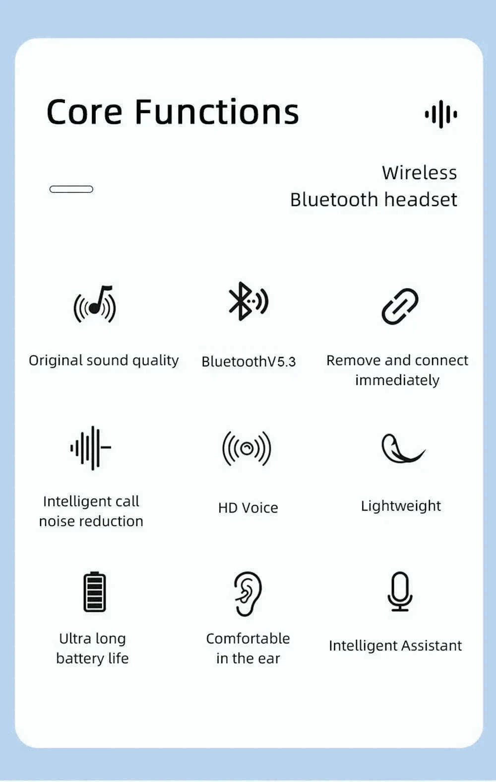 Wireless Bluetooth Earbuds with ANC Noise Cancellation & Touch Case-With Touch Screen AI