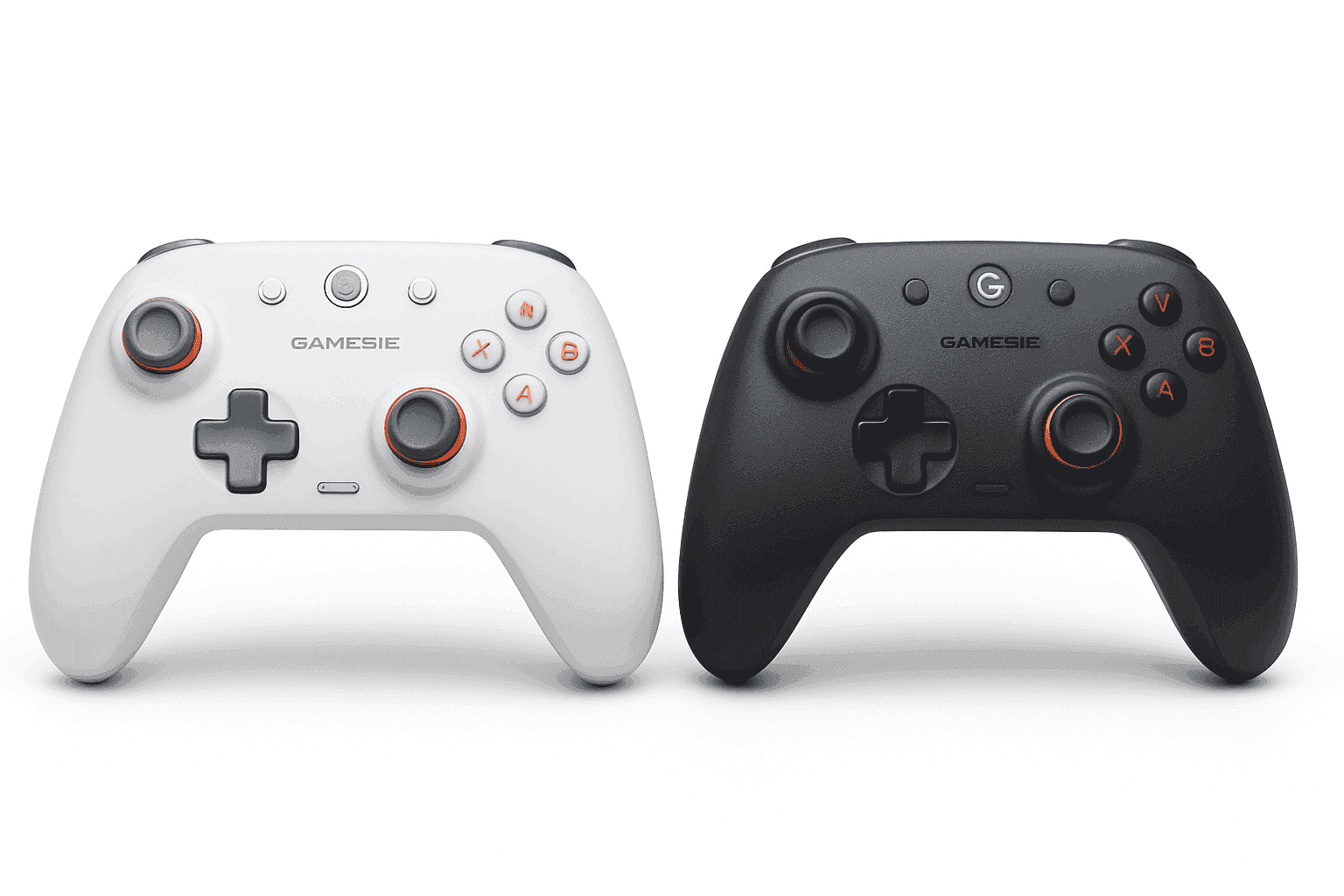 Wireless Bluetooth Game Controller with Hall Effect, 2 Back Buttons, 600mAh Battery-White Set / Russian Federation