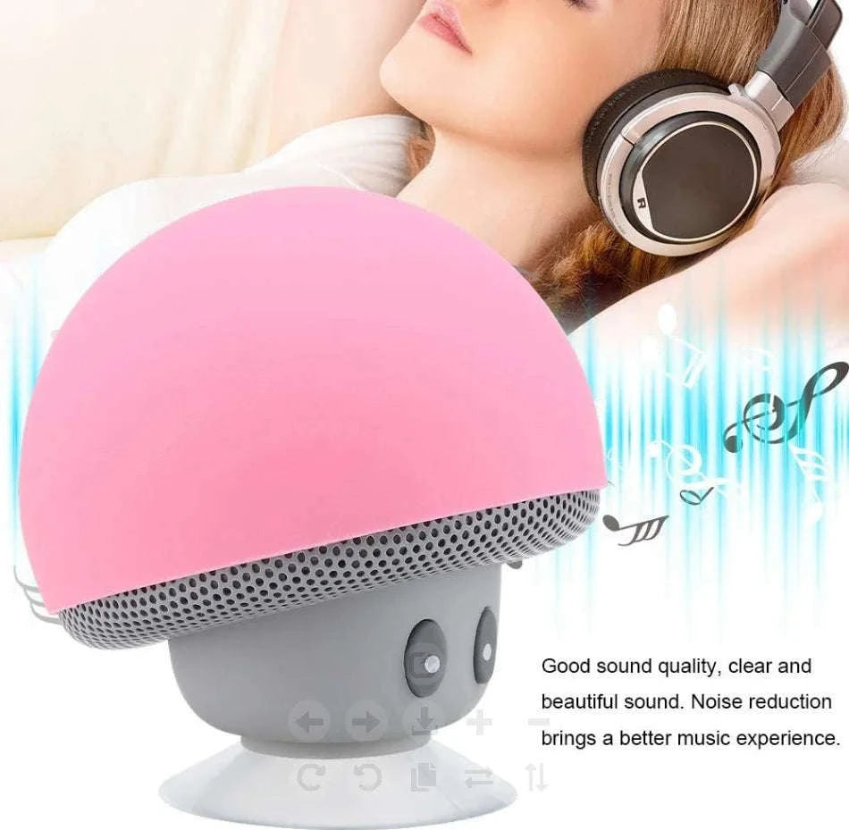 Wireless Bluetooth Speaker with Suction Cup & 30ft Range-blue