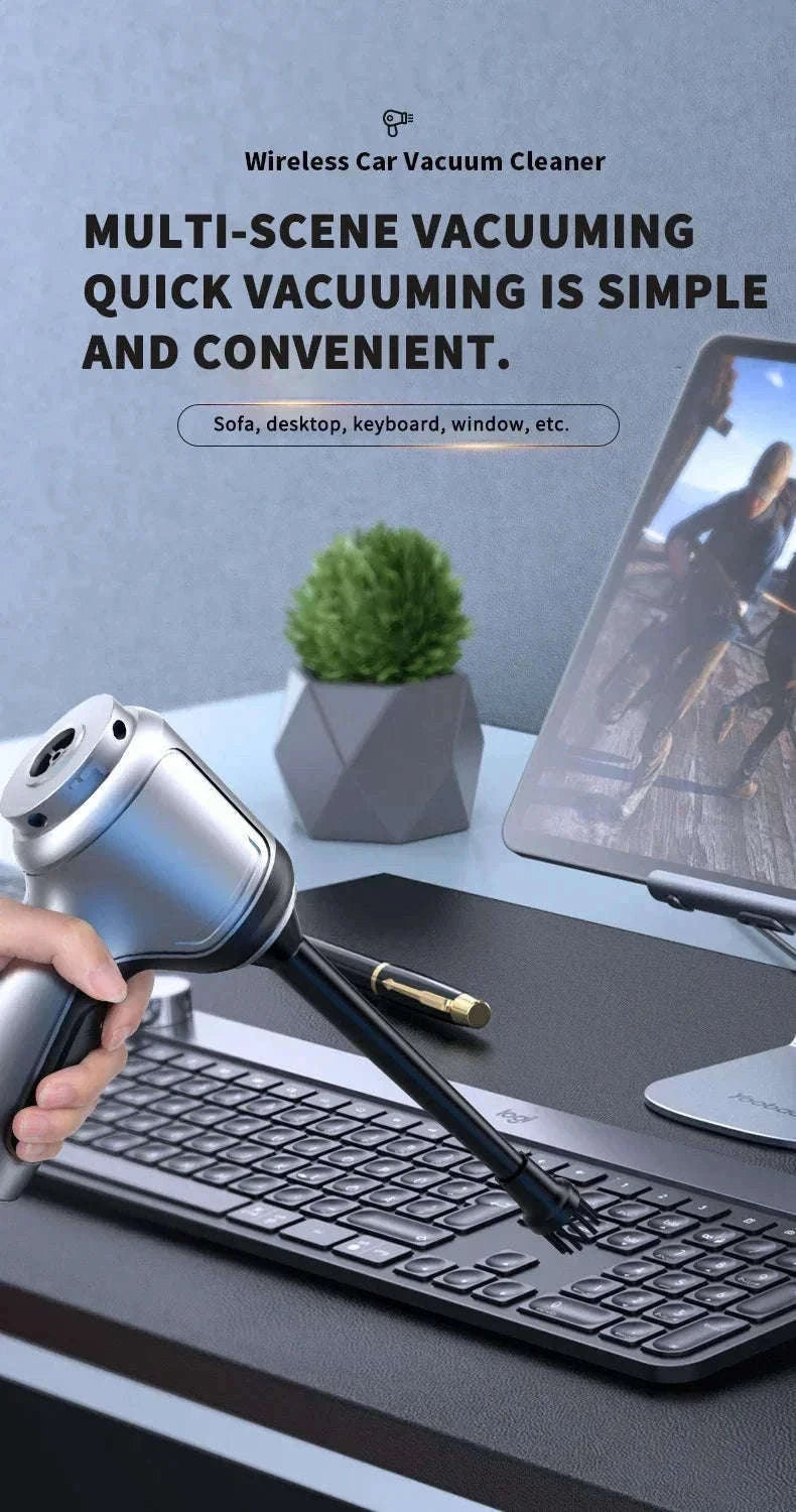 Wireless Car Vacuum Cleaner for Quick Interior Cleaning-basic