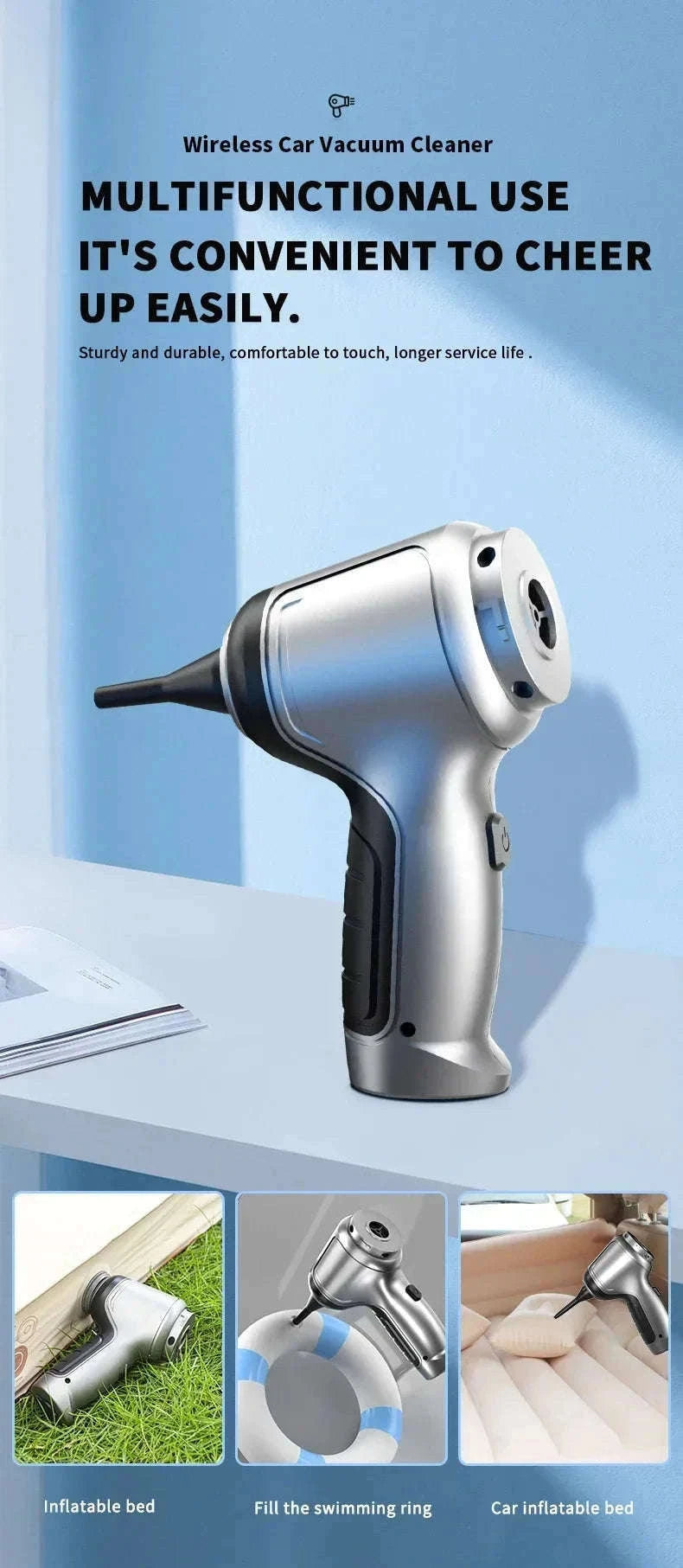 Wireless Car Vacuum Cleaner for Quick Interior Cleaning-basic