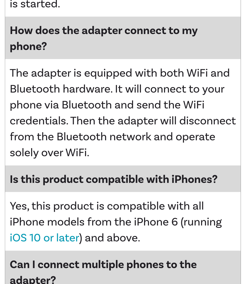 Wireless CarPlay Adapter with 1080P Baby Camera & Backseat Monitor-Cabin Care