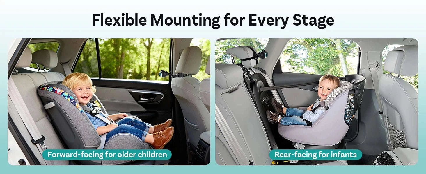 Wireless CarPlay Adapter with 1080P Baby Camera & Backseat Monitor-Cabin Care