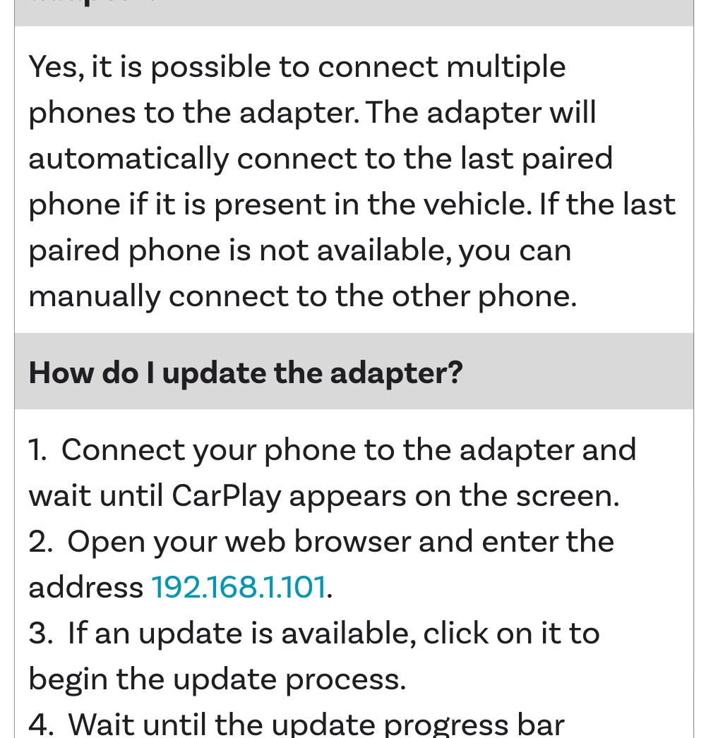 Wireless CarPlay Adapter with 1080P Baby Camera & Backseat Monitor-Cabin Care