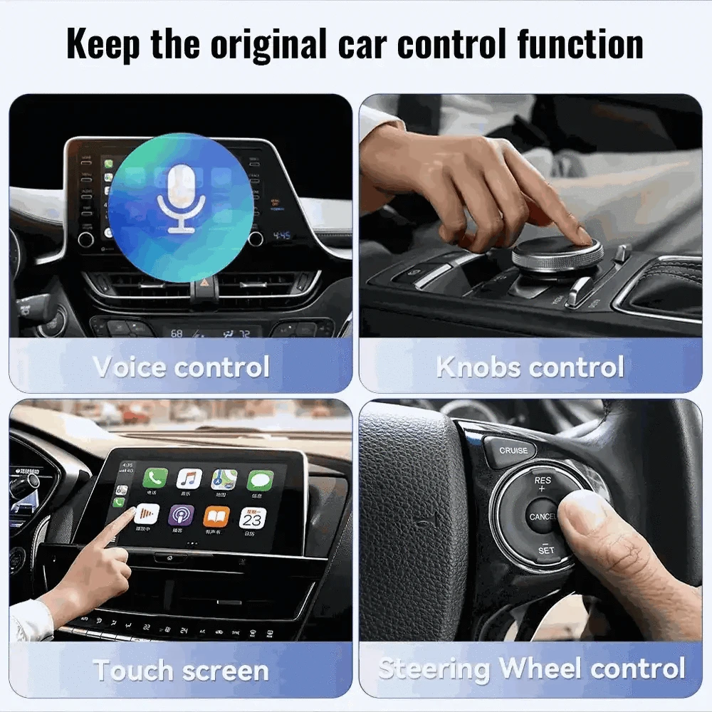 Wireless CarPlay & Android Auto Adapter for Nissan-2in1-A