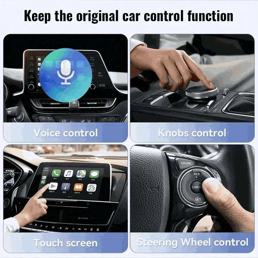 Wireless CarPlay & Android Auto Adapter for Nissan-2in1-A