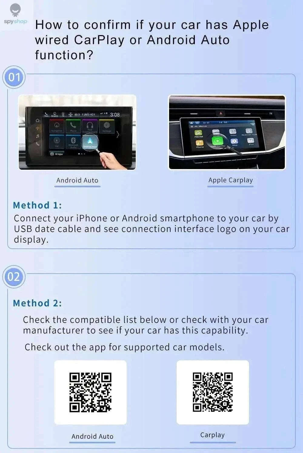 Wireless CarPlay & Android Auto Adapter for Nissan-2in1-A