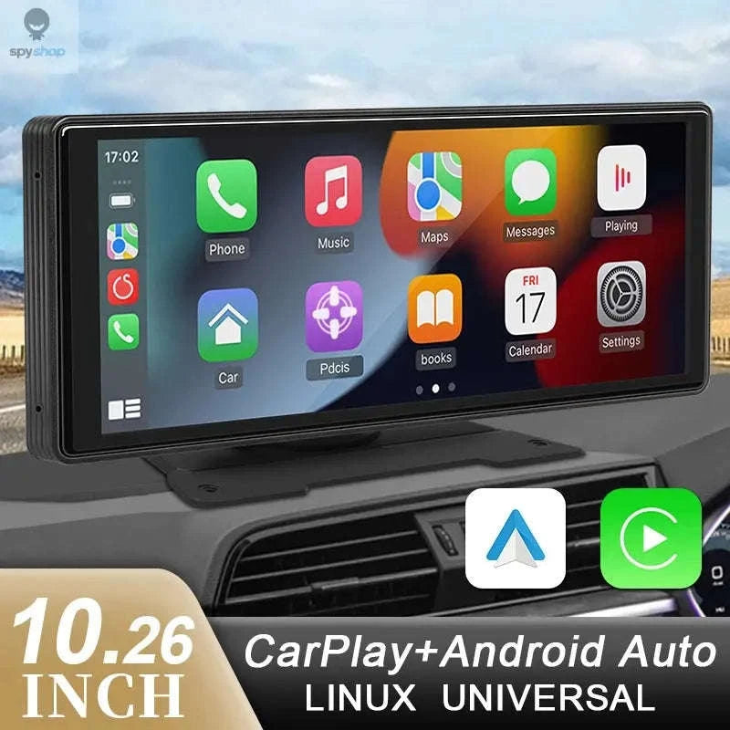 Wireless CarPlay & Android Auto Screen – 10.26" Display for Easy In‑Car Connectivity-Monitor Only