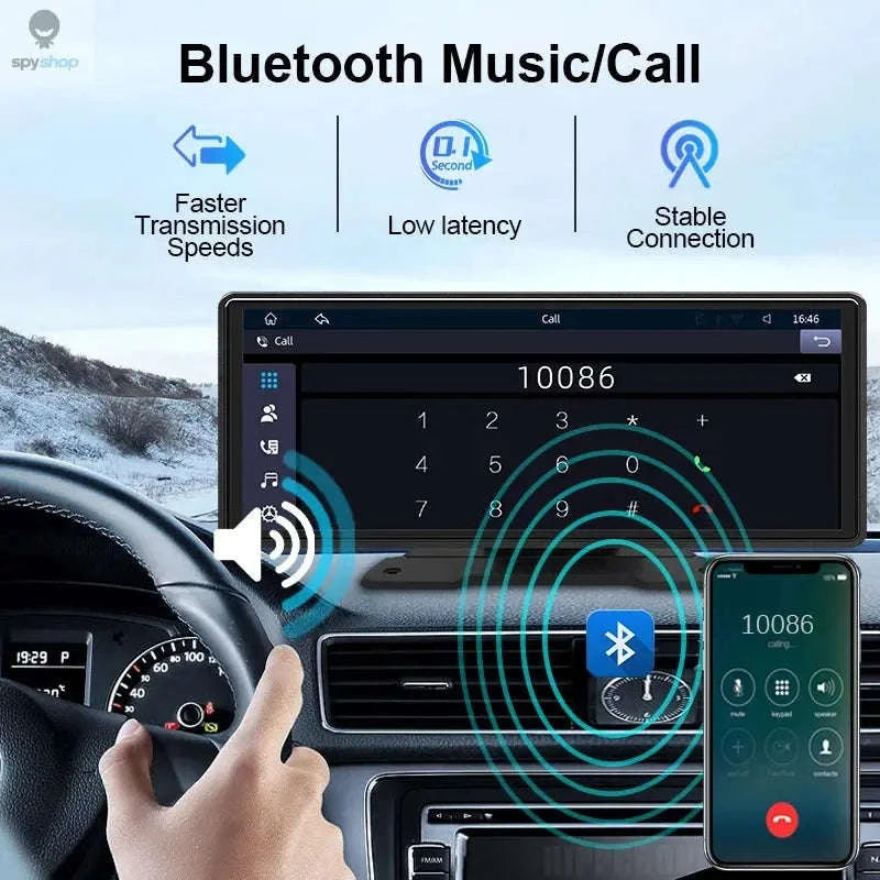 Wireless CarPlay & Android Auto Screen – 10.26" Display for Easy In‑Car Connectivity-Monitor Only