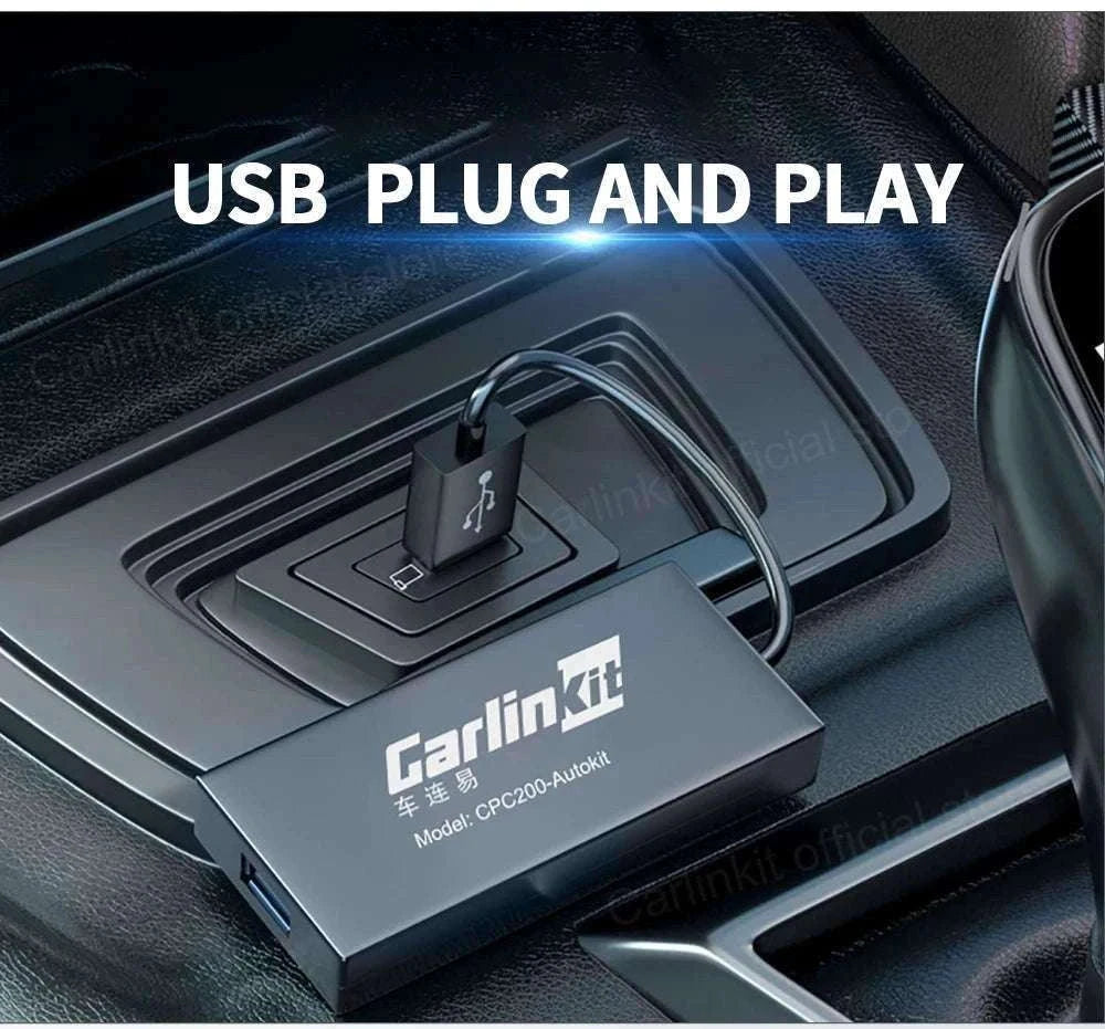 Wireless CarPlay & Android Auto USB Adapter for Android Head Units-CCPA With Mic / China Mainland