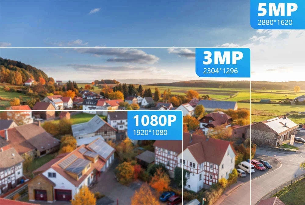 Wireless CCTV System PTZ Security Camera Kit with Two-Way Audio-10CH 5MP With 2 PTZ / spain / 2T