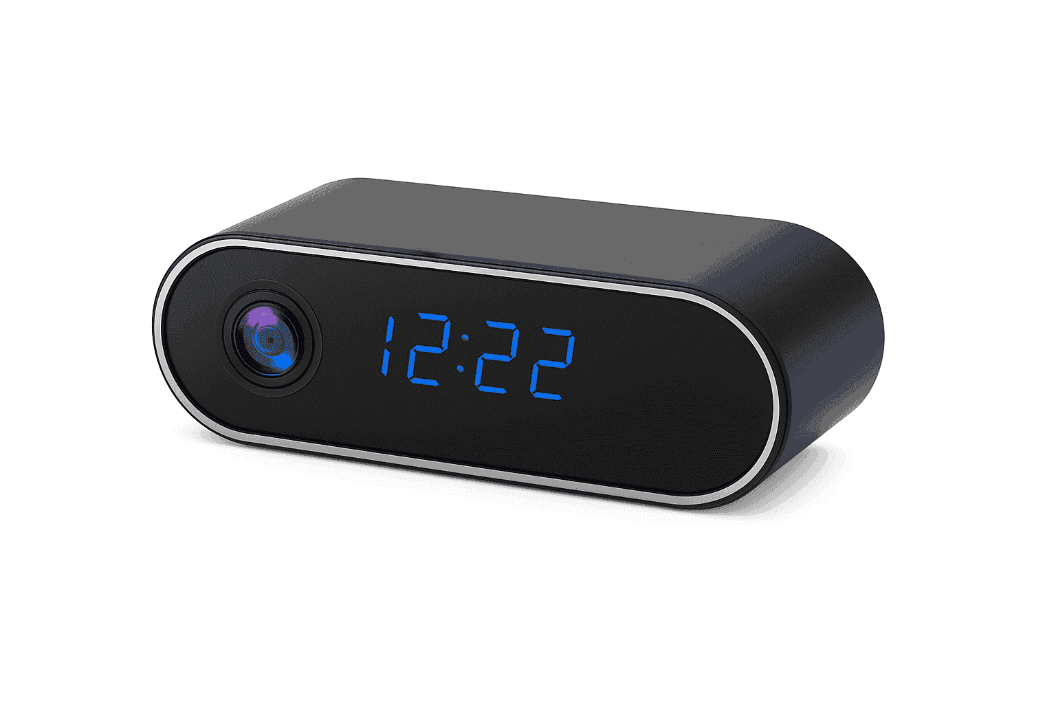 Wireless Clock Camera 1080P with WiFi, Motion Detection and Night Vision-Add 128GB card / China Mainland