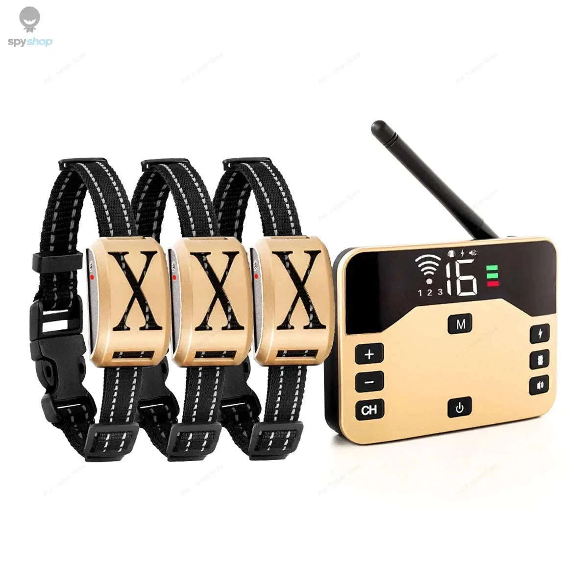 Wireless Dog Fence and Training Collar System with Adjustable Radius-For 2 dogs