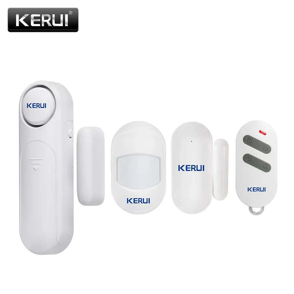 Wireless Door Window Magnetic Sensor Alarm-Alarm Kit 3 / CHINA
